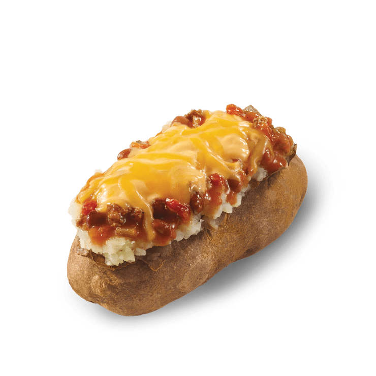 Chili & Cheese Baked Potato