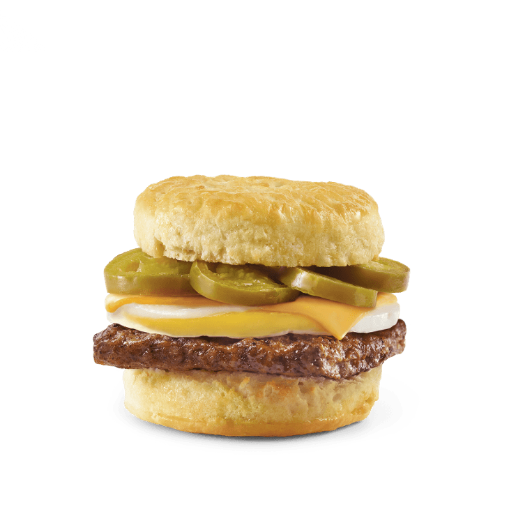 Jalapeño Sausage, Egg, and Cheese Biscuit