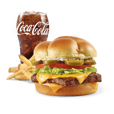 Jalapeño Ranch Cheeseburger, Single Combo