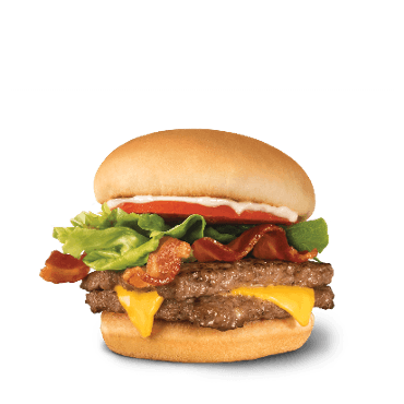 Hamburger fromage bacon junior double