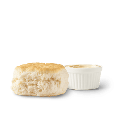 Panecillo con mantequilla a la miel