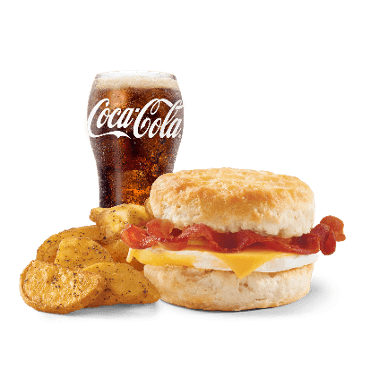 Bacon, Egg & Cheese Biscuit Combo