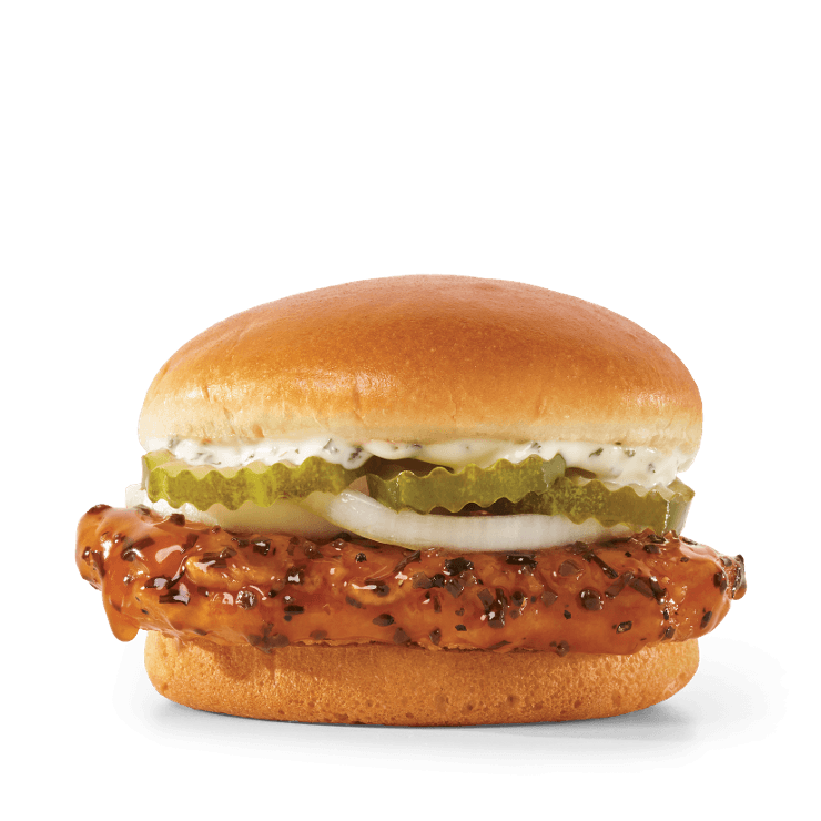 Spicy Korean BBQ Chicken Sandwich