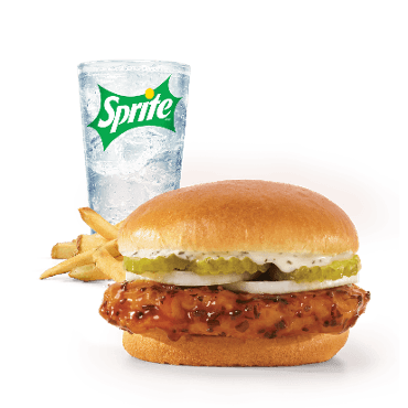 Spicy Korean BBQ Chicken Sandwich