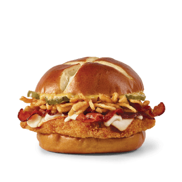 Pretzel Bacon Pub Chicken Sandwich